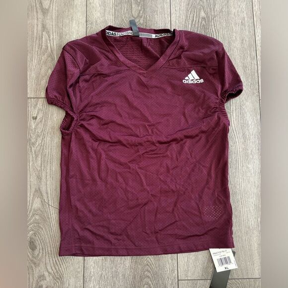 Adidas boys practice football jersey Color burgundy - Picture 1 of 3